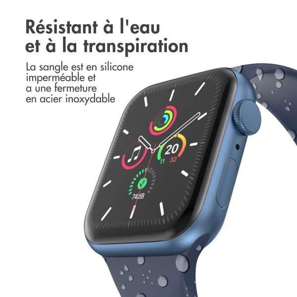imoshion Bracelet en silicone⁺ Apple Watch | 44/45/46/49 mm - Taille M/L - Midnight