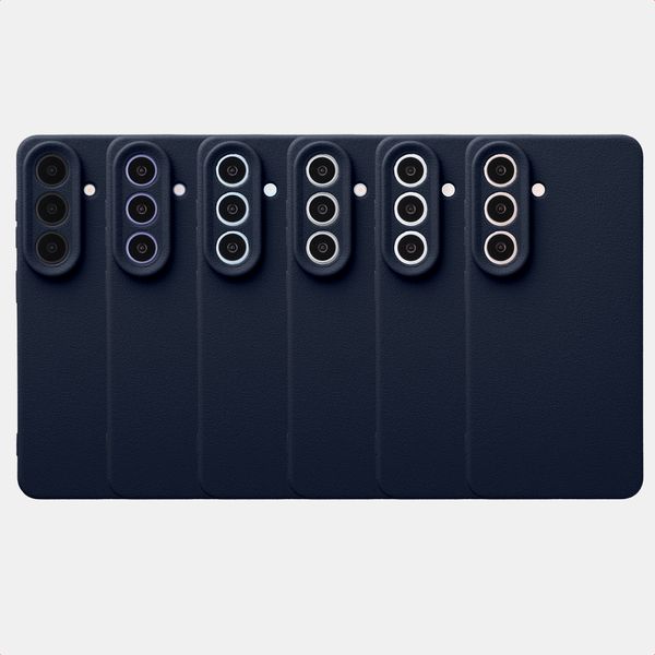 imoshion Coque arrière Texture Samsung Galaxy S26 - Bleu foncé