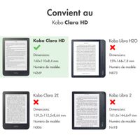 imoshion Étui á rabat Kobo Clara HD - Bleu foncé