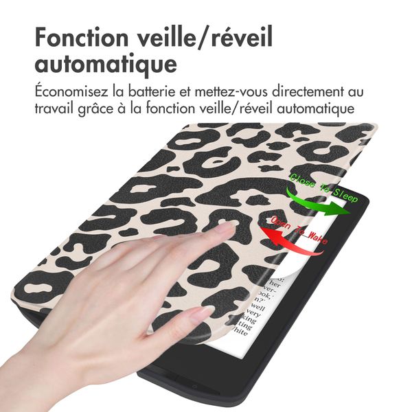 imoshion Étui á rabat Pocketbook Verse / Verse Pro / Verse Pro Color / Vivlio Light / Light HD - Leopard