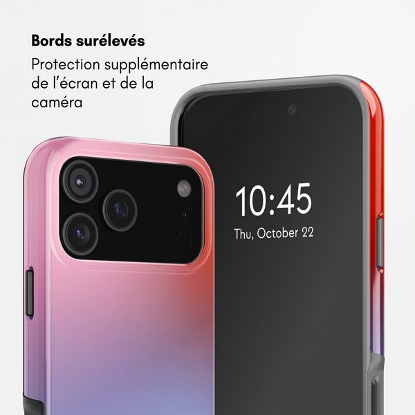 Selencia Coque arrière Vivid Apple iPhone 17 Pro - Gradient Soft Blush