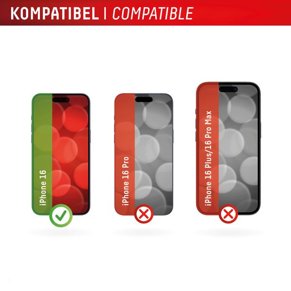 Displex Protection d'écran en verre trempé Real Glass Apple iPhone 16