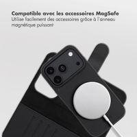 Accezz Coque portefeuille Edge amovible avec MagSafe Apple iPhone 18 Pro / 17 Pro - Noir