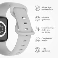 imoshion Bracelet en silicone⁺ Apple Watch | 44/45/46/49 mm - Taille M/L - Fog