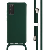 imoshion Coque en silicone avec cordon Samsung Galaxy S20 FE - Vert foncé