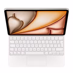 Apple Magic Keyboard Apple iPad Air 13 pouces (2026) M4 / (2025) M3 / (2024) M2 / iPad Pro 12.9 (2018/2020/2021/2022) - QWERTY / INT - Blanc