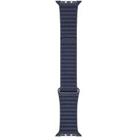 Apple Bracelet Leather Loop Apple Watch | 44/45/46/49 mm - Taille M - Diver Blue