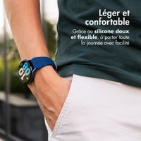 imoshion Bracelet en silicone flexible  - Connexion universelle 22 mm - Bleu foncé