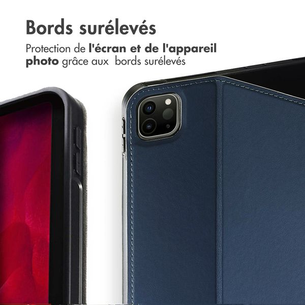 Accezz Coque tablette Classic Apple iPad Pro 12.9 (2020/2021/2022) - Bleu foncé