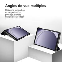 imoshion Coque tablette Design Trifold Samsung Galaxy Tab A11 / A9 8.7 pouces - Don't touch