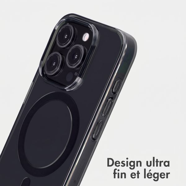 Accezz Lite coque arrière avec MagSafe Apple iPhone 15 Pro - Smokey Clear