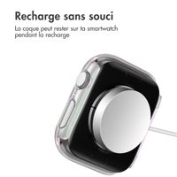 imoshion Coque rigide brillante à couverture complète Apple Watch 7 / 8 / 9 - 41 mm - Pearlescent