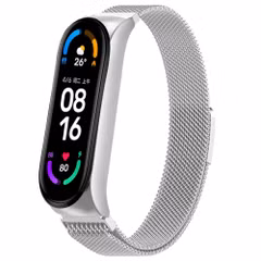 imoshion Bracelet magnétique milanais Xiaomi Mi Band 5 / 6 - Argent