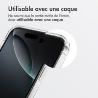 Accezz Protection d'écran en verre trempé avec filtre de confidentialité + Applicateur Apple iPhone 16 Pro