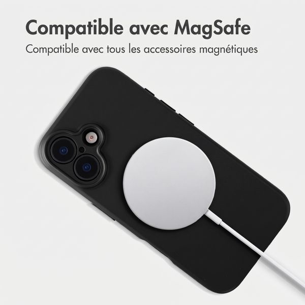 Accezz Coque Grip avec MagSafe Apple iPhone 17 - Noir