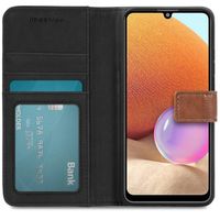imoshion Étui de télephone portefeuille de luxe Samsung Galaxy A32 (4G) - Marron