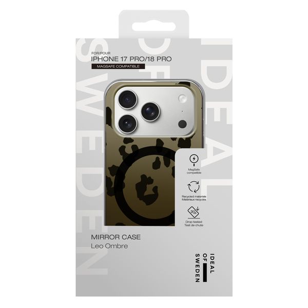 iDeal of Sweden Coque miroir avec MagSafe Apple iPhone 18 Pro / 17 Pro - Leo Ombre