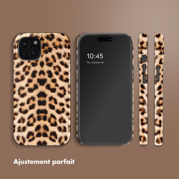 Selencia Coque arrière Vivid Apple iPhone 15 - Wild Leo