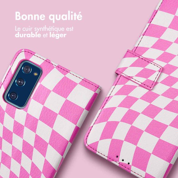 imoshion Étui de télephone portefeuille Design Samsung Galaxy S20 FE - Retro Pink
