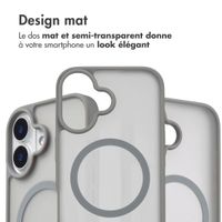 imoshion Coque Color Guard avec MagSafe Apple iPhone 16 - Gris