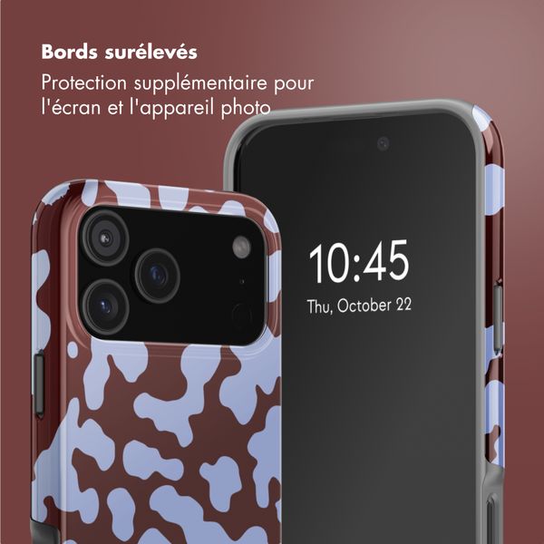 Selencia Coque arrière Vivid avec MagSafe Apple iPhone 17 Pro - Moo'd Lavender Glow