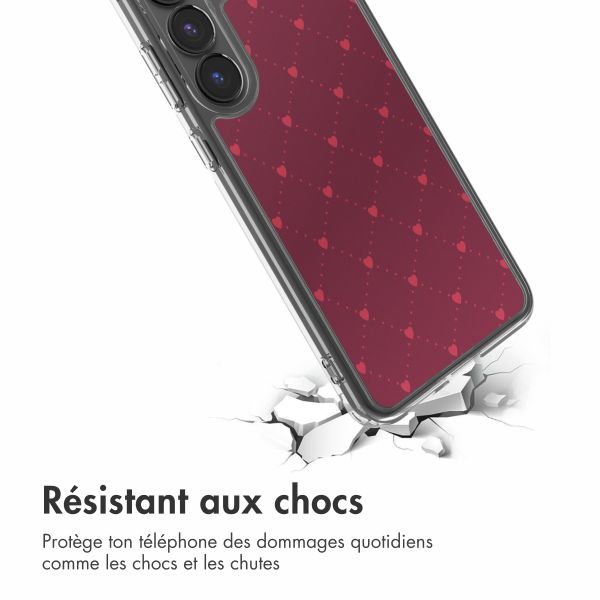 imoshion Coque Design Samsung Galaxy S25 FE - Crush Check Coral Dust
