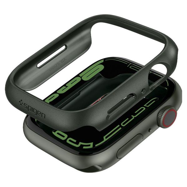 Spigen Coque Thin Fit™ Apple Watch 7 / 8 / 9 - 45 mm - Vert