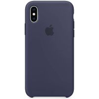 Apple Coque en silicone Apple iPhone X / Xs - Midnight Blue