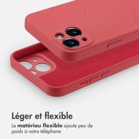 imoshion Coque Couleur avec MagSafe Apple iPhone 13 Mini - Dusty Rose