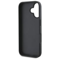 Guess Coque arrière Bottom Stripe 4G Apple iPhone 16 - Gris