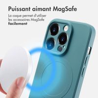 imoshion Coque Couleur avec MagSafe Apple iPhone 14 Pro - Smoke Green