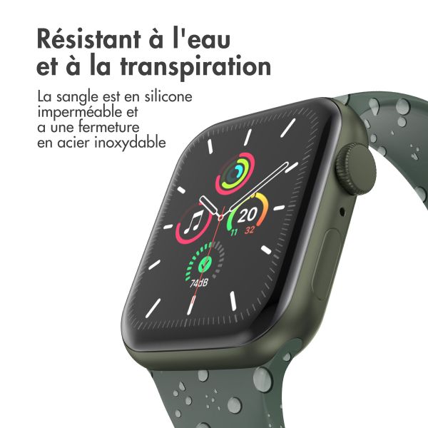 imoshion Bracelet en silicone⁺ Apple Watch | 38/40/41/42 mm - Taille S/M - Olive