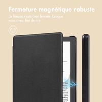 imoshion Étui de liseuse portefeuille Slim Hard Pocketbook Verse / Verse Lite / Verse Pro / Vivlio Light / Light HD - Noir
