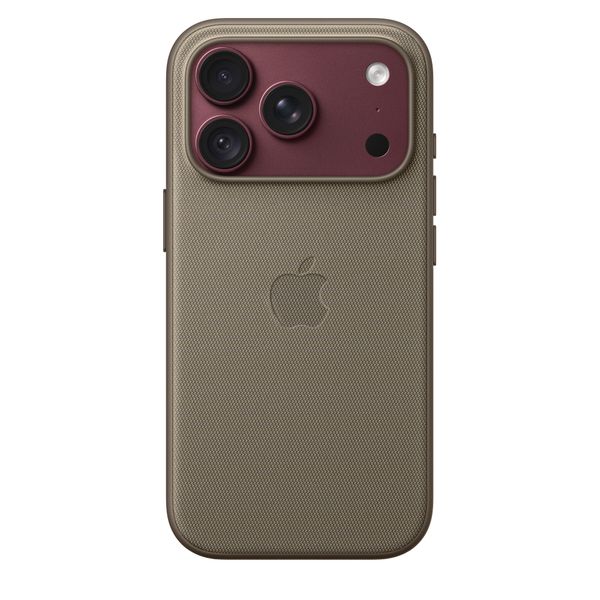 Apple Coque TechWoven avec MagSafe Apple iPhone 18 Pro - Taupe