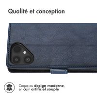 imoshion Étui de télephone portefeuille de luxe Fairphone 6 - Bleu foncé