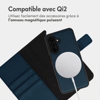 imoshion Étui portefeuille luxe 2-en-1 amovible Samsung Galaxy A26 - Bleu