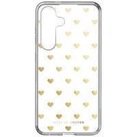iDeal of Sweden Coque Clear MagSafe Samsung Galaxy S24 - Golden Hearts