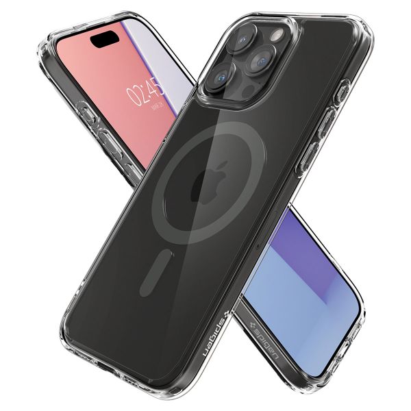 Spigen Coque Ultra Hybrid MagSafe Apple iPhone 15 Pro Max - Graphite