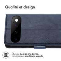 imoshion Étui de télephone portefeuille de luxe Google Pixel 11 Pro - Bleu foncé