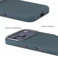 Accezz Coque arrière Mesh avec MagSafe Apple iPhone 17 Pro Max - Bleu foncé