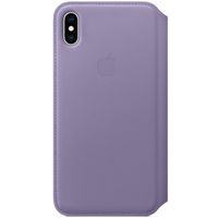 Apple Étui de télephone portefeuille Leather Folio Apple iPhone Xs Max - Lila