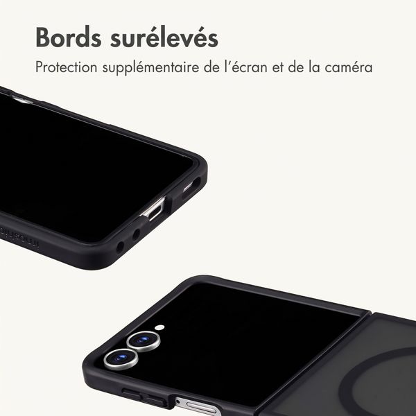 imoshion Coque Color Guard avec MagSafe Samsung Galaxy Z Flip 8 - Noir