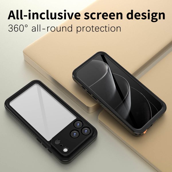 Redpepper Coque imperméable Dot Plus Apple iPhone 17 Pro Max - Noir