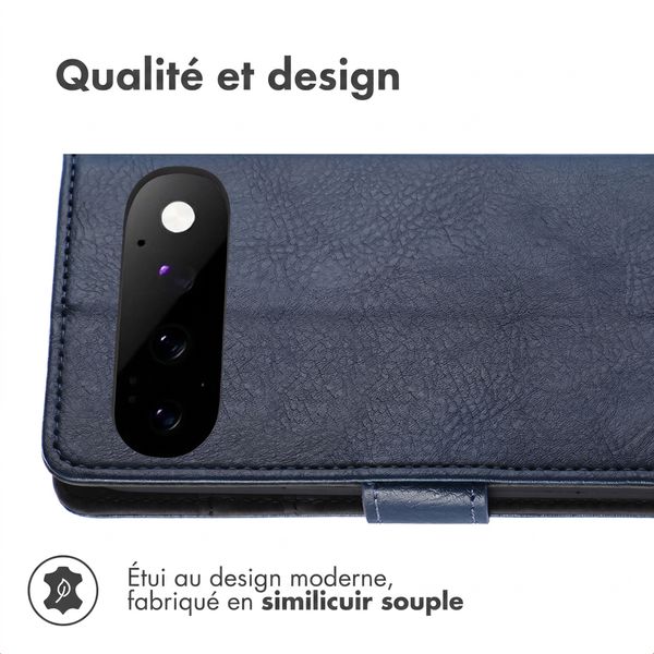 imoshion Étui de télephone portefeuille de luxe Google Pixel 11 - Bleu foncé