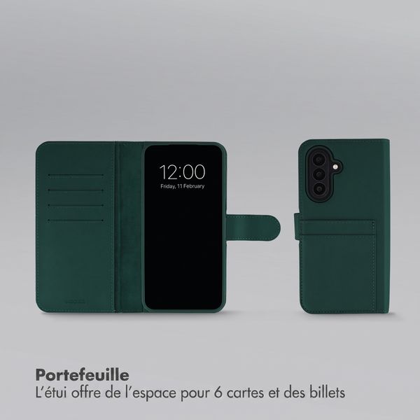 Accezz Coque portefeuille Edge amovible avec MagSafe Samsung Galaxy A27 (5G) - Vert