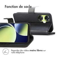 imoshion Étui de télephone portefeuille de luxe OnePlus Nord CE 3 / CE 3 Lite - Noir