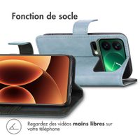imoshion Étui de télephone portefeuille de luxe Xiaomi 17 Pro Max - Bleu clair