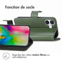 imoshion Étui de télephone portefeuille de luxe Apple iPhone 16 - Vert