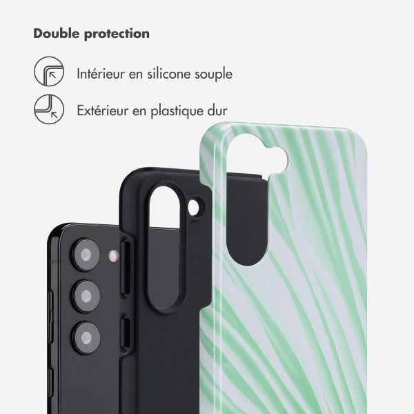Selencia Coque arrière Vivid Samsung Galaxy S23 - Nature Grayed Jade