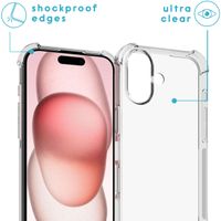 imoshion Coque arrière transparente avec cordon Apple iPhone 16 - Noir